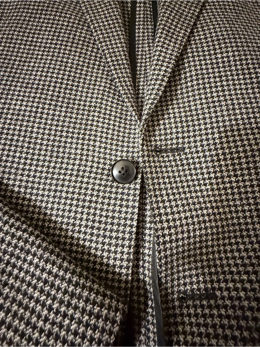 Reiss Black & White Houndstooth Blazer